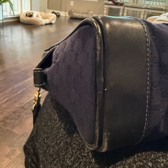 Gucci GG Monogram Supreme Sherry Web Ophidia Boston Doctor Satchel Bag Vintage - Picture 12 of 16